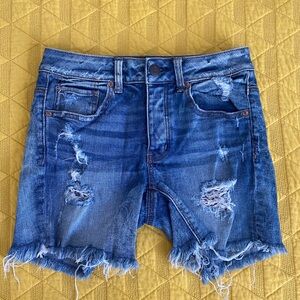 American Eagle Outfitters Distressed Denim Shorts